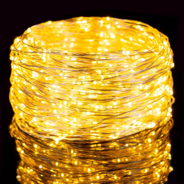 Catena luminosa Pixys 100 Micro Led 10 Mt-Bianco Caldo