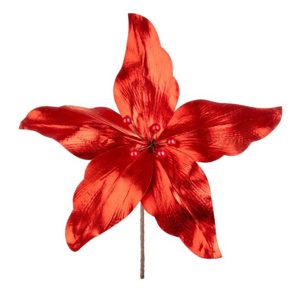 Fiore di Natale rosso Sentiment Secret 24 cm