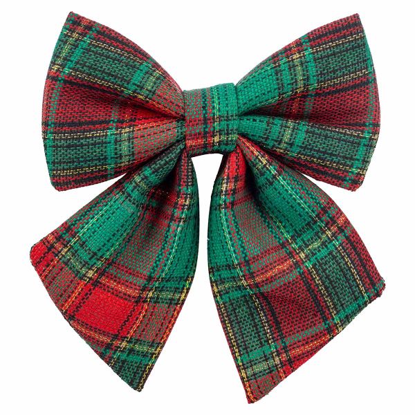 Addobbo Natalizio Tartan Princely Bow 16 cm