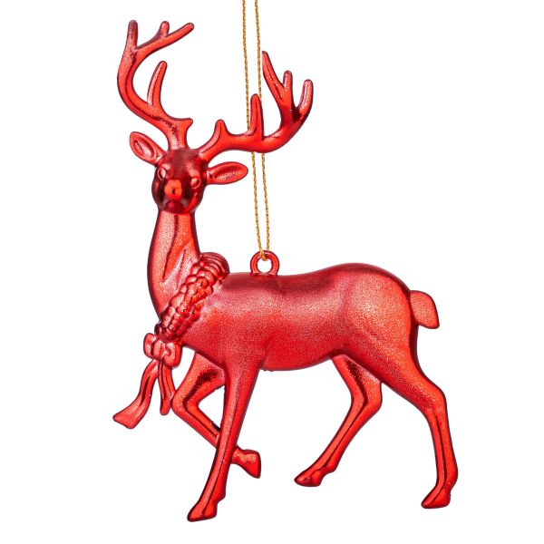 Addobbo Natalizio Red Prairie Reindeer 12 cm