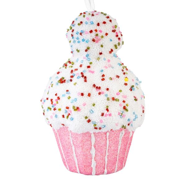 Addobbo Natalizio Sugar Doll Cupcake 13 cm