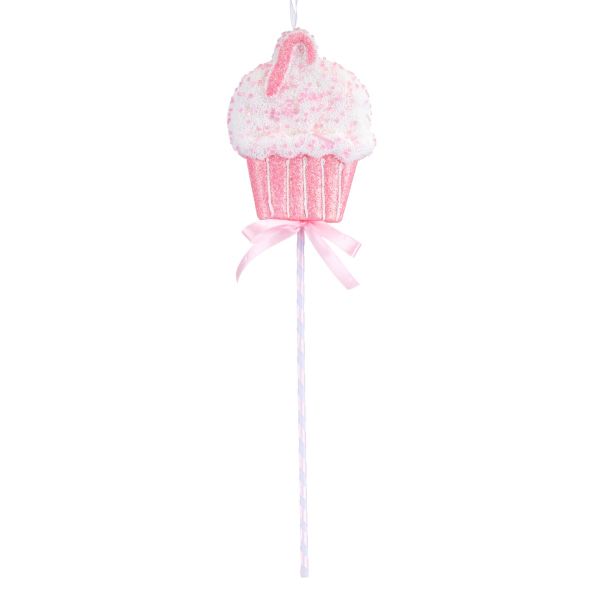 Addobbo Natalizio Alicia Pink Muffin 35 cm