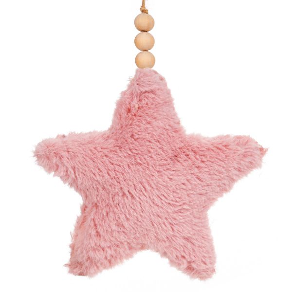 Addobbo Natalizio Night Pink Star 14 cm