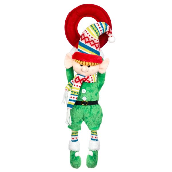 Fuoriporta Natalizio Green Hope Giver Elf 55 cm