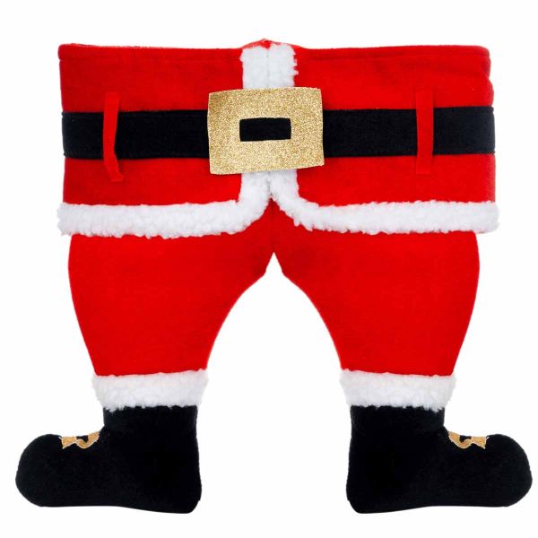 Addobbo Natalizio Gambe Santa Claus