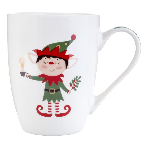 Tazza Natalizia in ceramica Elf on Christmas Eve 340 ml