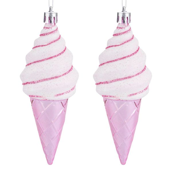 Addobbo Natalizio Pink Galaxies Ice Creams 14 cm