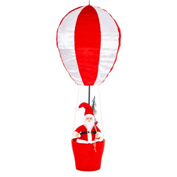 Babbo Natale e il Viaggio in Mongolfiera 95 cm