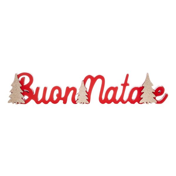 Scritta Natalizia Buon Natale 40 cm